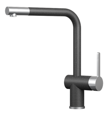 GRANULA 5017 смеситель, гранит, черный