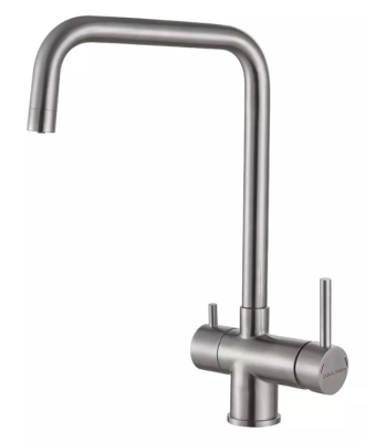 Фото товара: Paulmark WETTER, смеситель, брашированная сталь