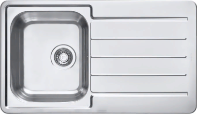 Детальное фото товара: ALVEUS LINE MAXIM 20-SAT, мойка, нержавеющая сталь сатин (в комплекте с сифоном 1130551) 