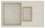 Paulmark FLUGEN 60/1,5, мойка, гранит, бежевый Детальное фото товара: Paulmark FLUGEN 60/1,5, мойка, гранит, бежевый