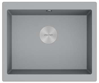 Фото товара: Paulmark GERA, мойка, гранит, серый металлик
