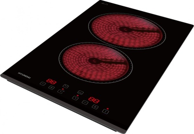 Детальное фото товара: Hyundai HHE 3251 BG стеклокерамическая поверхность