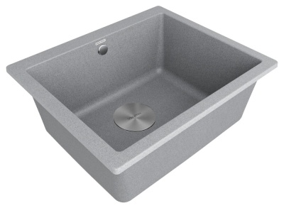 Paulmark GERA 60, мойка, гранит, серый Детальное фото товара: Paulmark GERA 60, мойка, гранит, серый