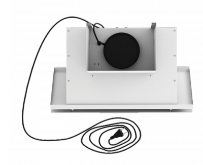 Детальное фото товара: Elikor Коралл 50П-430-К3Д белый/белое стекло