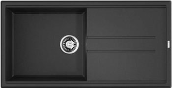 Фото товара: Omoikiri Tedori 100-BL, мойка, гранит, черный