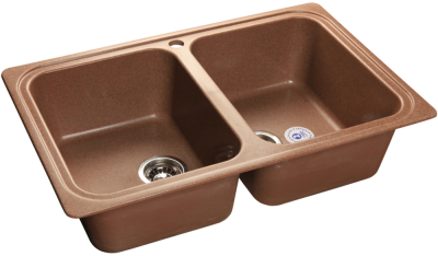 Детальное фото товара: GranFest STANDART GF-S-780 K, мойка, мрамор, терракот