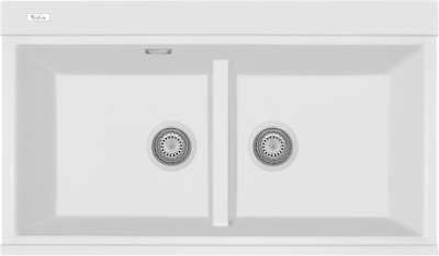 Rivelato FONDE FN-8638-2 bianco latte, мойка, керамика, белый