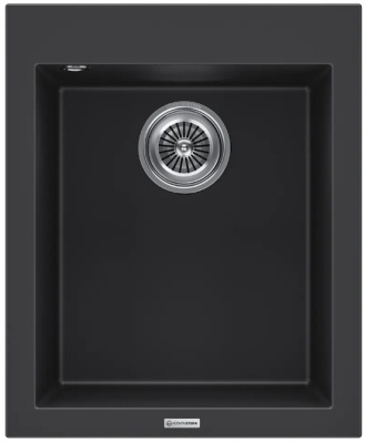 Детальное фото товара: KUCHENSTERN OBEN 45, мойка, гранит, черный