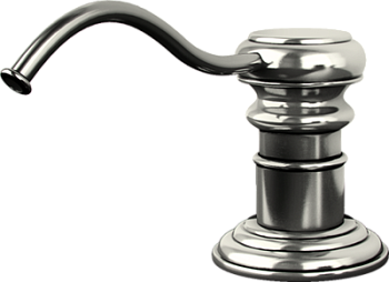 Фото товара: Omoikiri OM-01-SI, дозатор для моющего средства, античное серебро