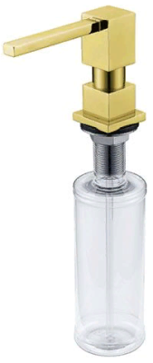 ALVEUS KORK 0,5L GOLD, дозатор для моющего средства, золото