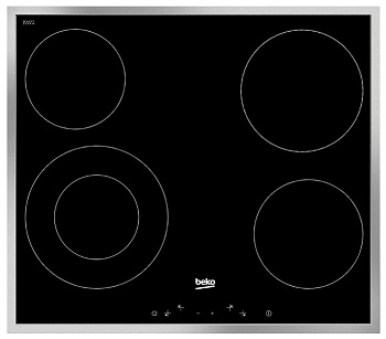 Фото товара: Beko HIC 64402 X стеклокерамическая поверхность