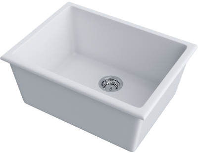 Детальное фото товара: Omoikiri Okinoshima 61-U/I-WH, мойка, керамика, белый