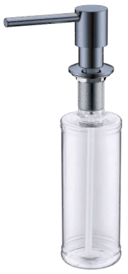 ALVEUS PLUM 0,32L ANTHRACITE, дозатор для моющего средства, антрацит