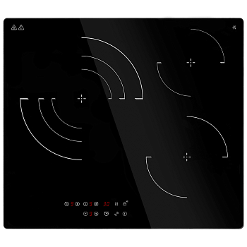 Фото товара: Maunfeld CVCE593TBK стеклокерамическая поверхность