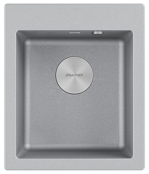 Фото товара: Paulmark KANTE 40, мойка, гранит, серый металлик