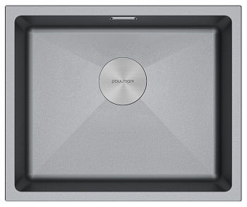 Фото товара: Paulmark LUMI 55UNI, мойка, гранит, серый металлик