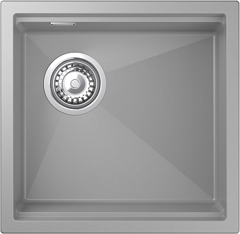 Фото товара: Rivelato LINO LN-454-L grigio metallizz, мойка, гранит, серый металлик