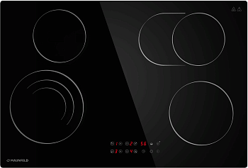 Фото товара: Maunfeld CVCE774SMTBK стеклокерамическая поверхность