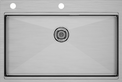 Paulmark KRONER-PRO 75, мойка, нержавеющая сталь брашированная