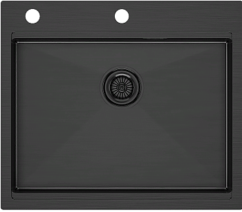 Фото товара: Paulmark KRONER-PRO 59, мойка, нержавеющая сталь, вороненая сталь