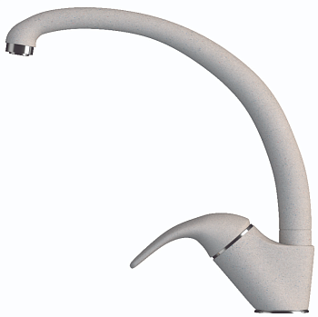 Фото товара: Polygran Высокий, смеситель, серый 14