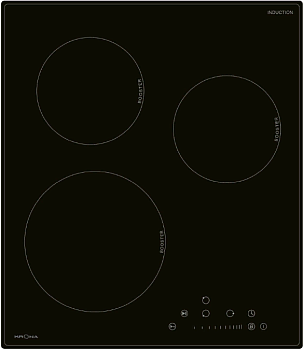 Krona FORTE 45 BL Фото товара: Krona FORTE 45 BL индукционная поверхность