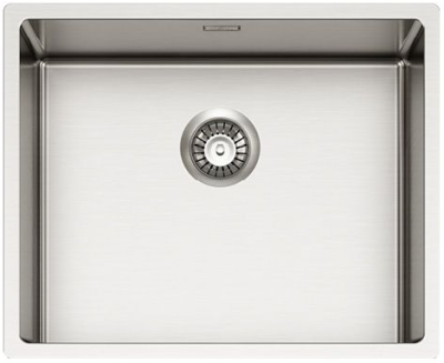 ALVEUS NOX 50 BRS, мойка, нержавеющая сталь брашированная (в комплекте с интегрированным сифоном)