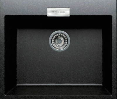 Tolero Loft TL-580, мойка, гранит, уголь