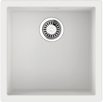 Фото товара: Omoikiri Yamakawa 45T-U/I-WH, мойка, гранит, белый