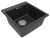 Детальное фото товара: Paulmark KANTE 50, мойка, гранит, черный
