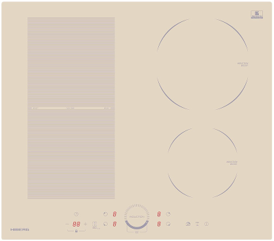 Детальное фото товара: HIBERG i-MS 6049 Y индукционная поверхность