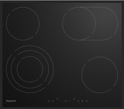 Фото товара: Hotpoint HR 6T7 BA S стеклокерамическая поверхность