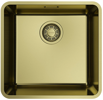 Фото товара: Omoikiri Omi 43-U/I-LG Ultra, мойка, нержавеющая сталь/светлое золото