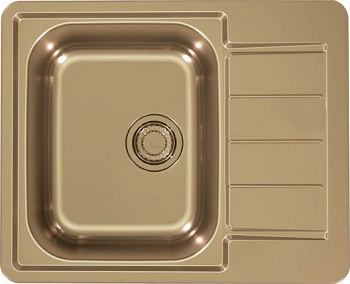 Фото товара: ALVEUS LINE MONARCH 110 BRONZE, мойка, нерж.сталь, бронза ( в комплекте с выпуском и сифоном)