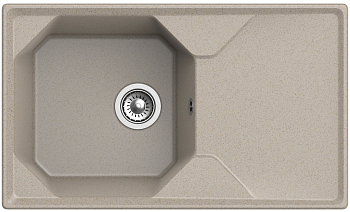 Фото товара: GranFest UNIQUE GF-U-840L, мойка, мрамор, песочный