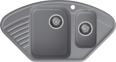 GranFest QUARZ GF-Z14, мойка, гранит, темно-серый