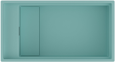 Детальное фото товара: Omoikiri Kinaru Pro 86-U/I, мойка, керамика, azur blue