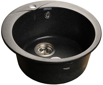 Фото товара: GranFest RONDO GF-R-480, мойка, мрамор, черный