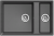 Детальное фото товара: GranFest LEVEL GF-LV-760K, мойка, мрамор, графит