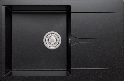 Polygran GALS-760, мойка, мрамор, черный 16 Polygran GALS-760, мойка, мрамор, черный 16
