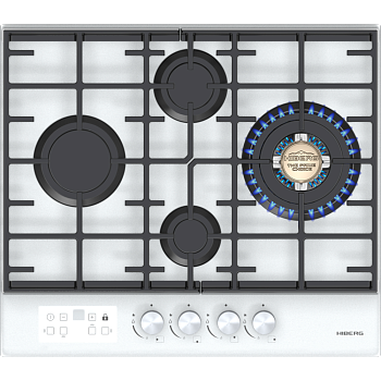 Фото товара: HIBERG VM 6245 W газовая поверхность