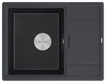 Фото товара: Paulmark FLUGEN 50-650, мойка, гранит, черный