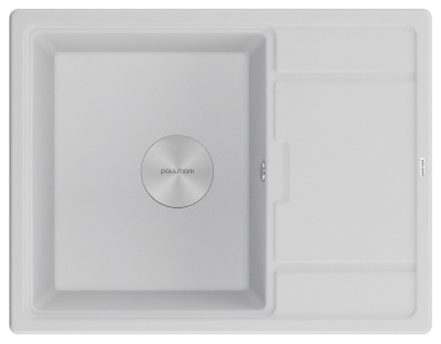 Paulmark FLUGEN 50-650, мойка, гранит, белый Paulmark FLUGEN 50-650, мойка, гранит, белый