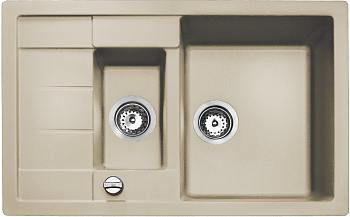 Фото товара: Teka ASTRAL 60 B-TG 1 ½B 1D SANDBEIGE, мойка, гранит, бежевый (песок)