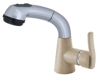 GranFest 3773, смеситель, мрамор, песочный