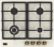 Детальное фото товара: Korting HG 661 CTGB газовая поверхность
