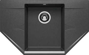 Фото товара: Polygran RIFF-800, мойка, мрамор, черный 16