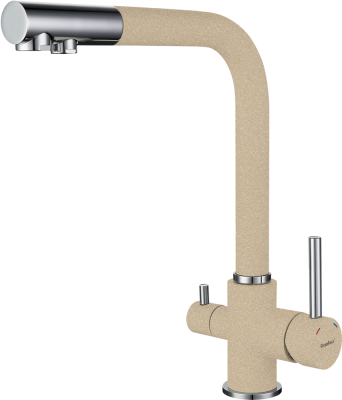 Детальное фото товара: GranFest 3611, смеситель, мрамор, кашемир