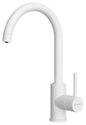 Omoikiri Shinagawa 2 Plus-WH, смеситель, гранит, белый