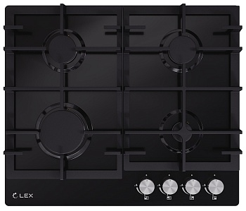 Фото товара: LEX GVE 641 BL MATT EDITION газовая поверхность